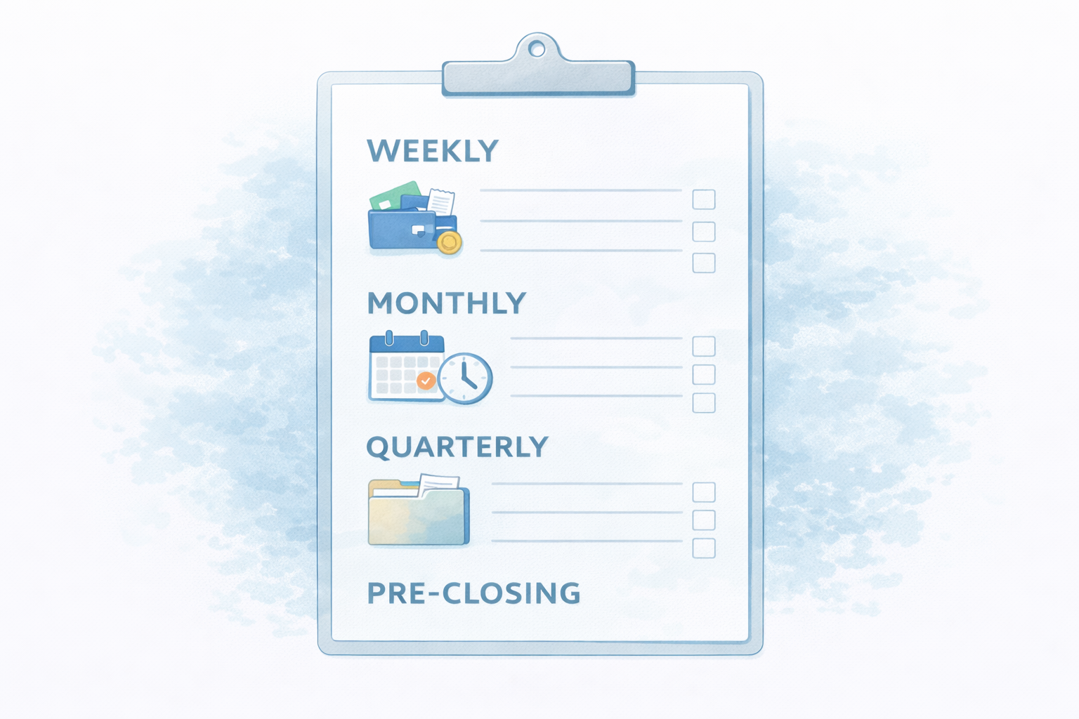 月1で回る最小テンプレのチェックリスト