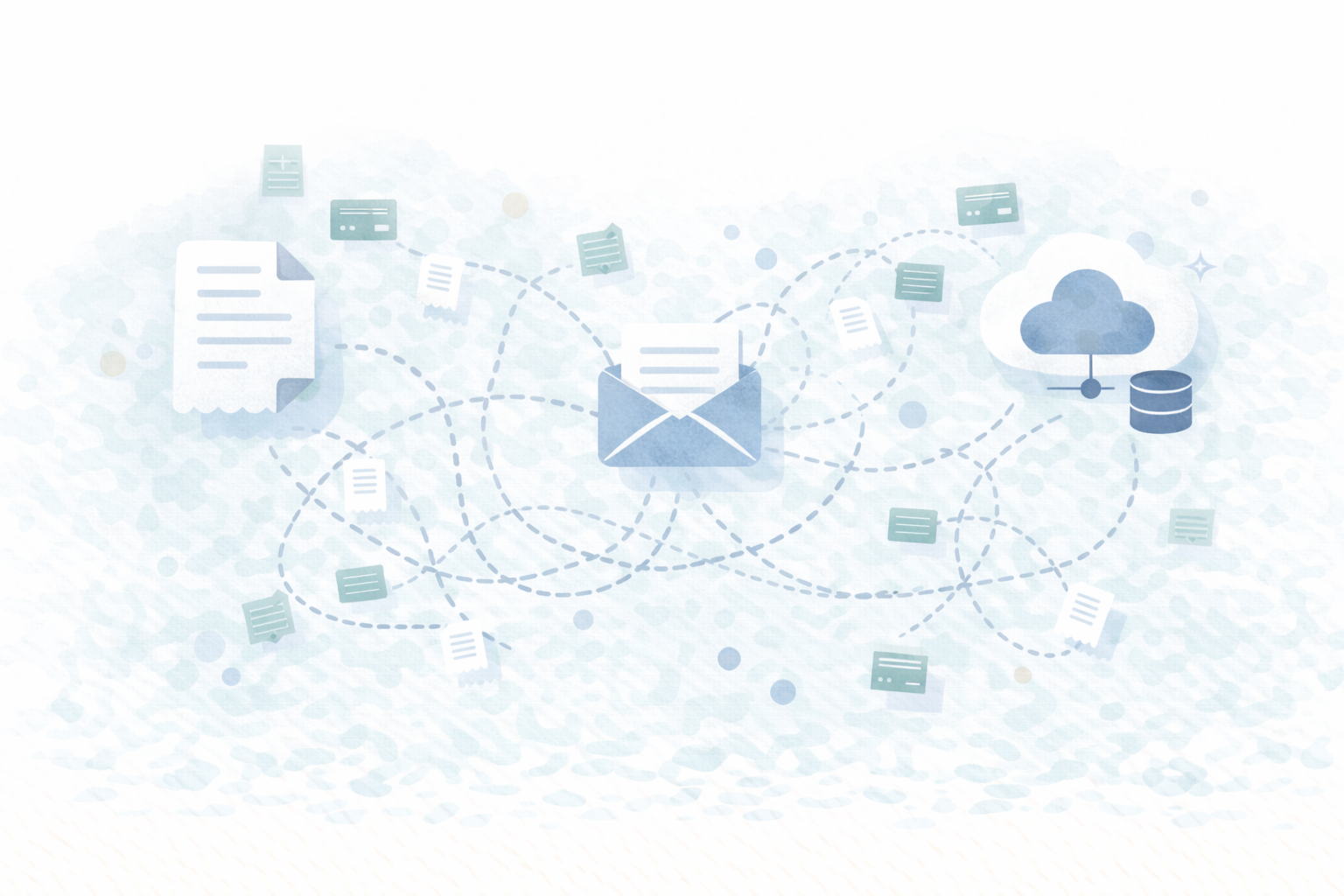 証憑パイプライン（集める→保存→紐づけ）