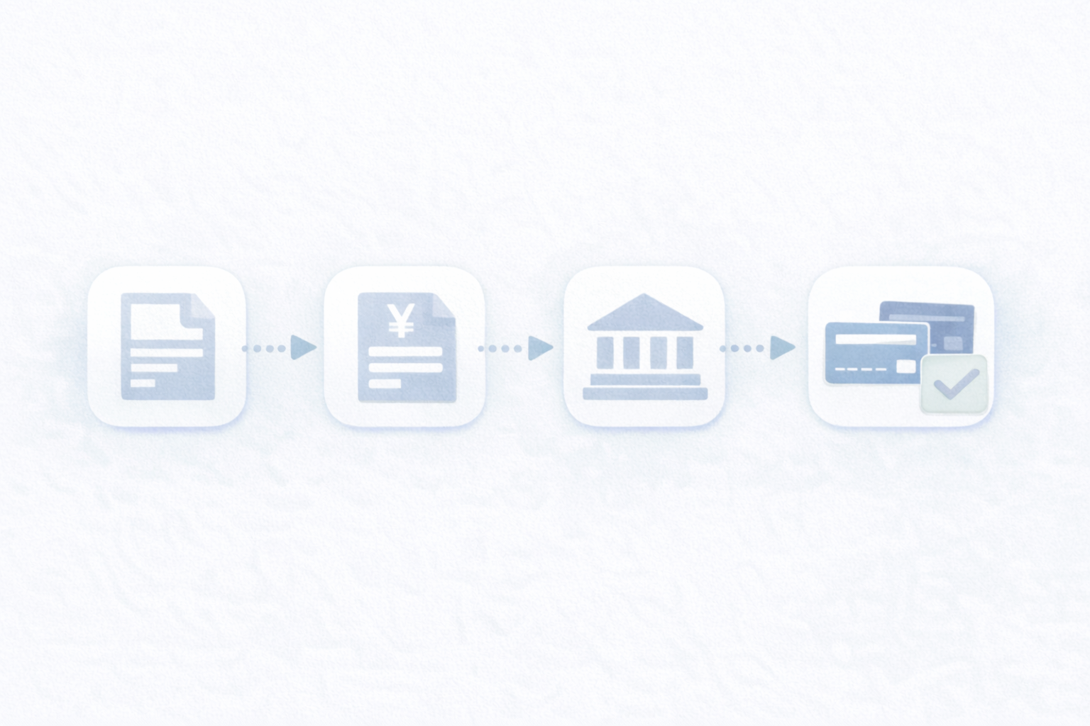 見積→請求→入金→消込の全体像