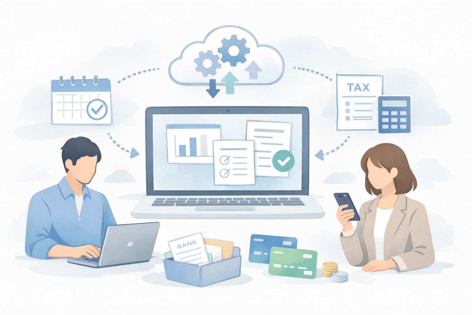 源泉→年末調整→法定調書→給与支払報告書のつながり