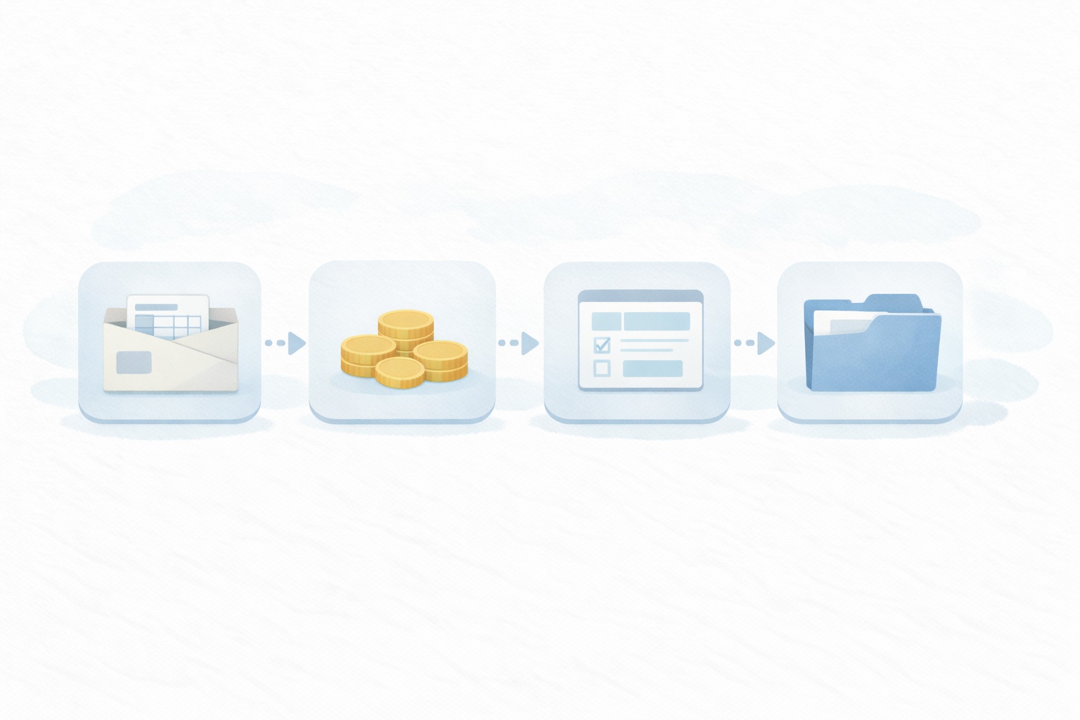 地方税の納付ルーティン：受領→支払い→記帳→証憑保存