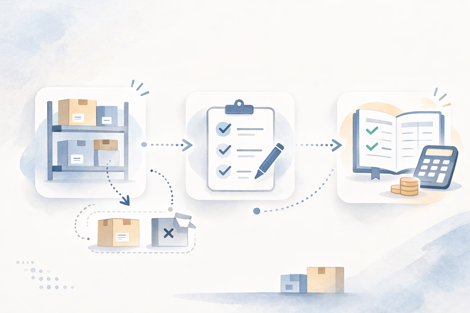 在庫に含めるものの線引き